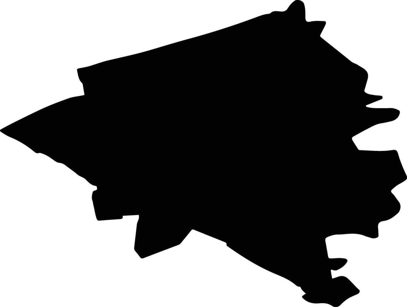 VETRISOAIA Romania silhouette map vector