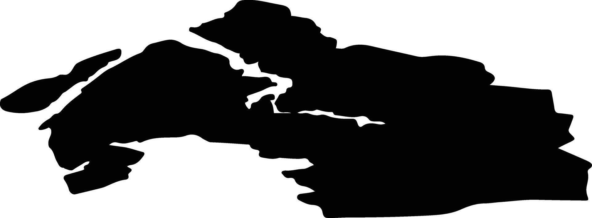 Vevelstad nor Norway silhouette map vector