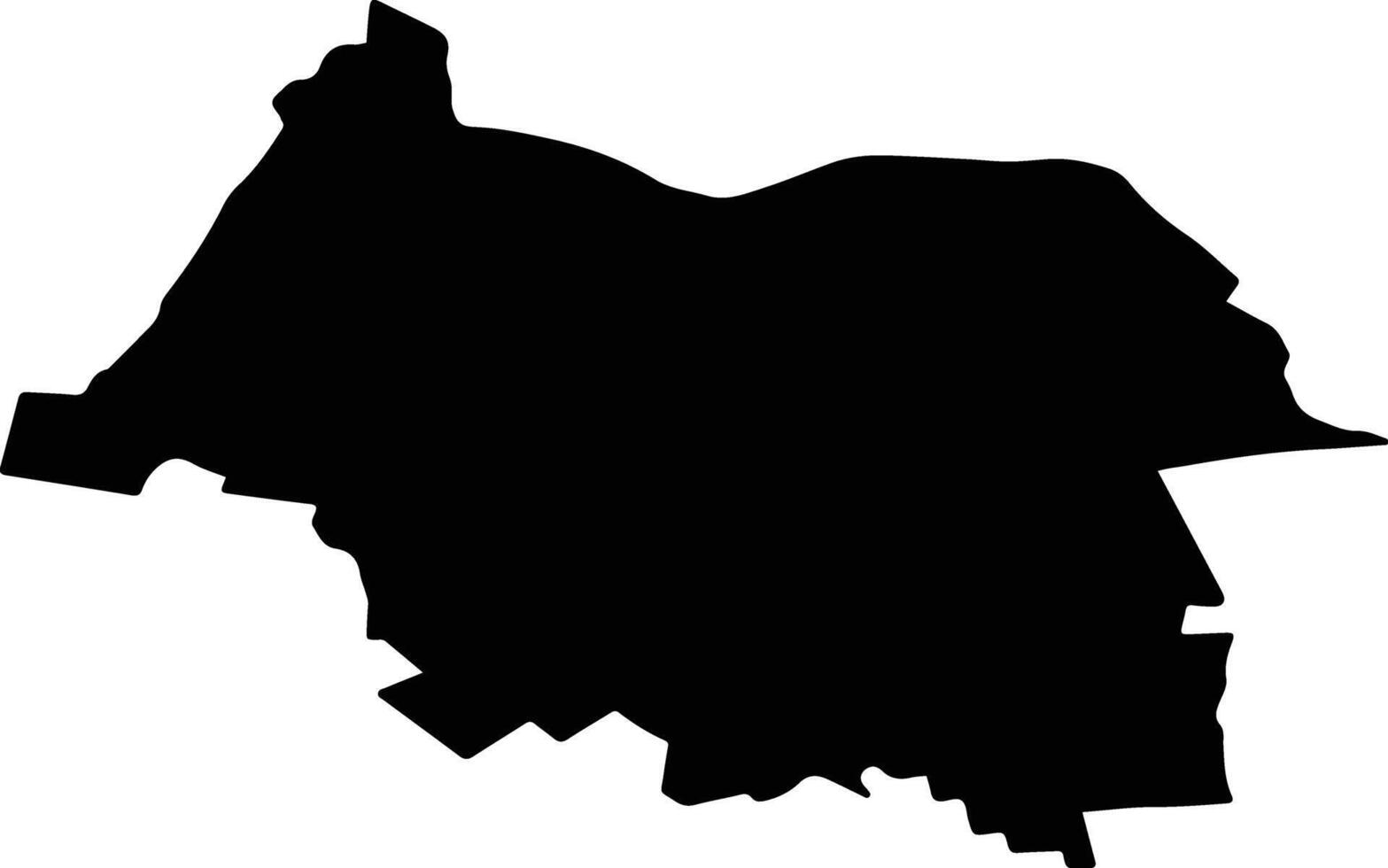 VETIS Romania silhouette map vector