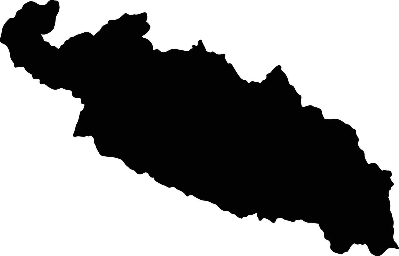 Vibhavadi Thailand silhouette map vector