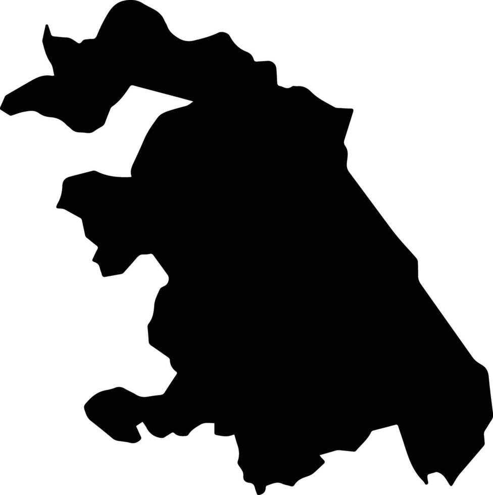 Vicente Guerrero Mexico silhouette map vector