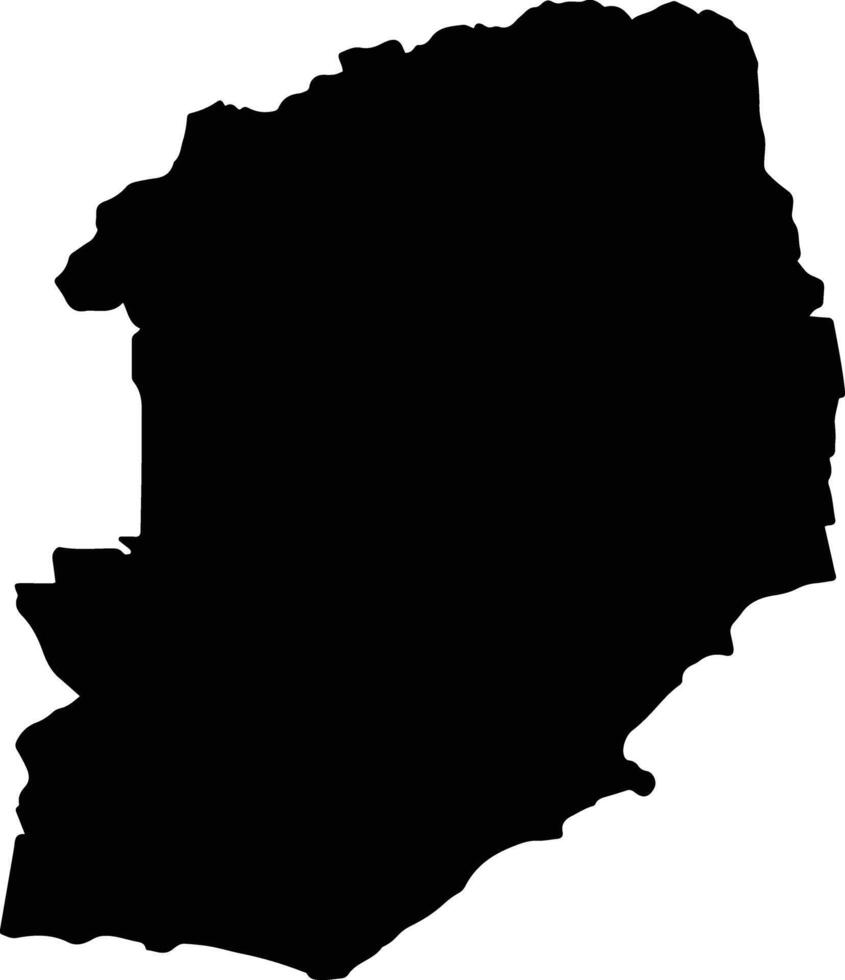 Victor Harbor Australia silhouette map vector