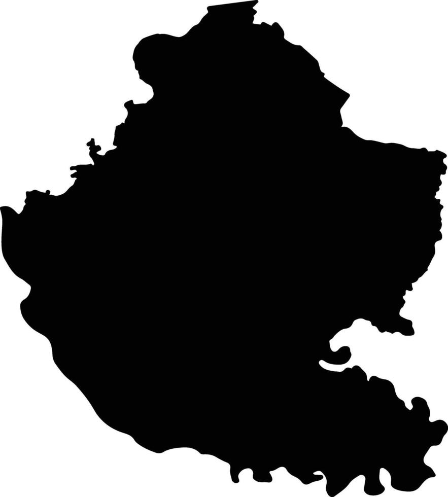 Victoria Argentina silhouette map vector