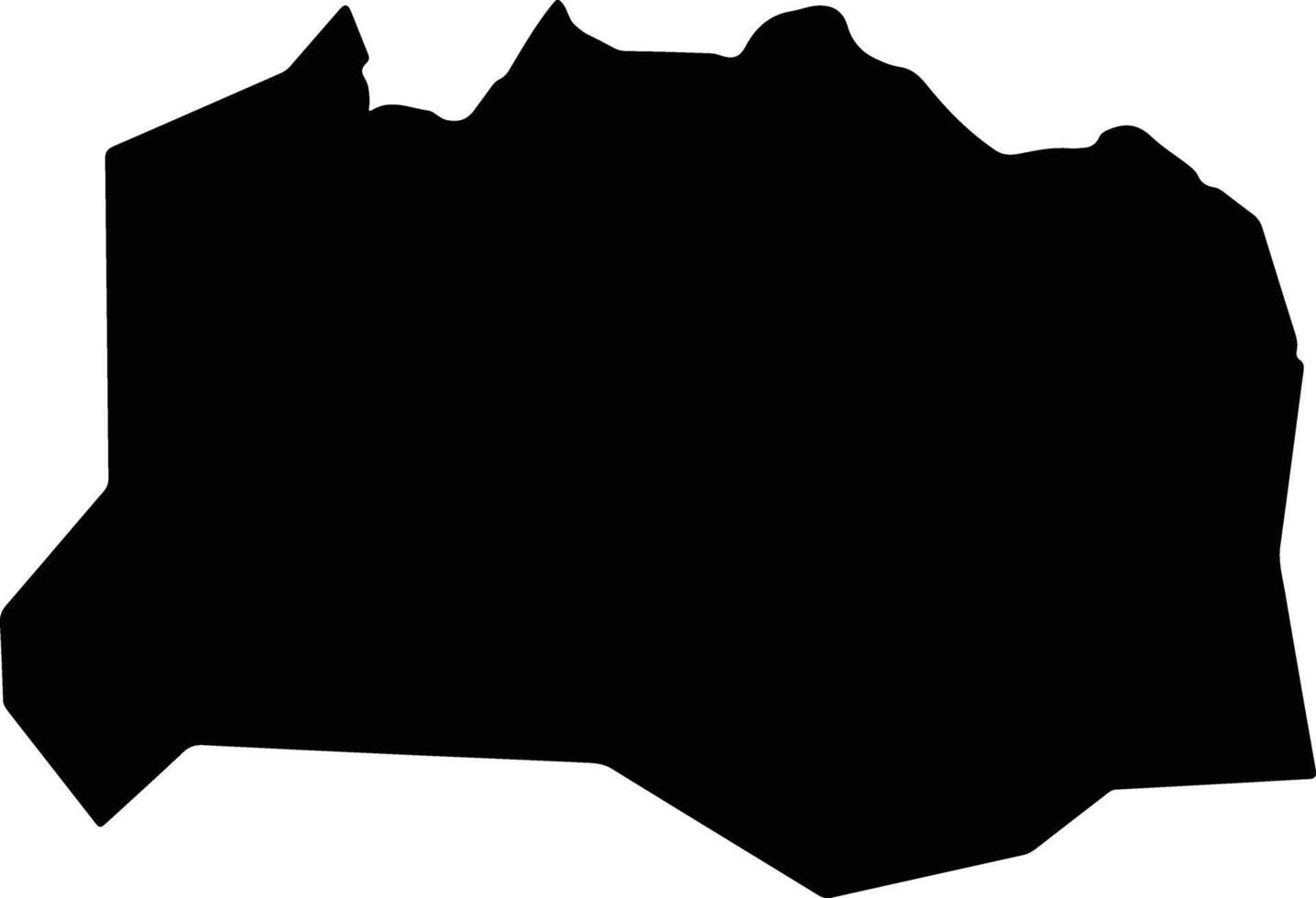 Victoria El Salvador silhouette map vector
