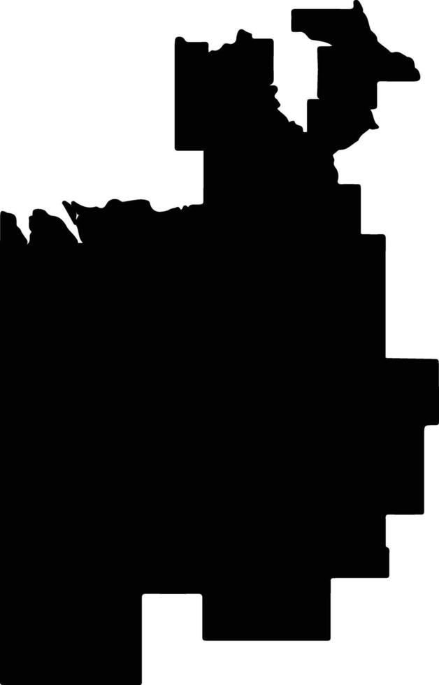 Victoria Daly Australia silhouette map vector