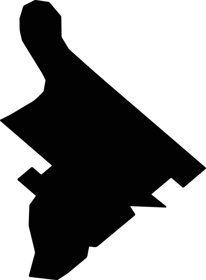 Victoria Park Australia silhouette map vector