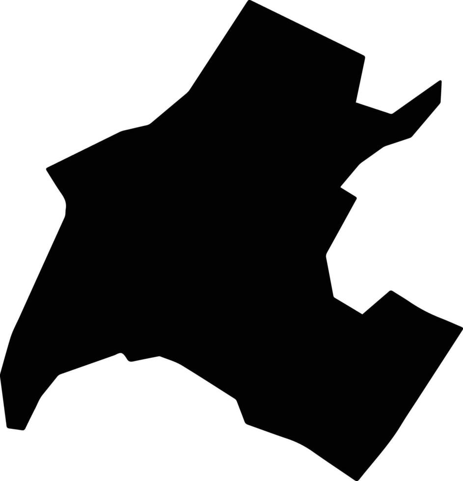 Vide Bouteille Saint Lucia silhouette map vector
