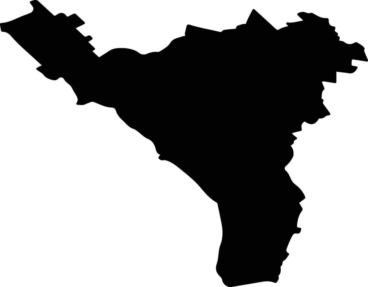 VIILE SATU MARE Romania silhouette map vector