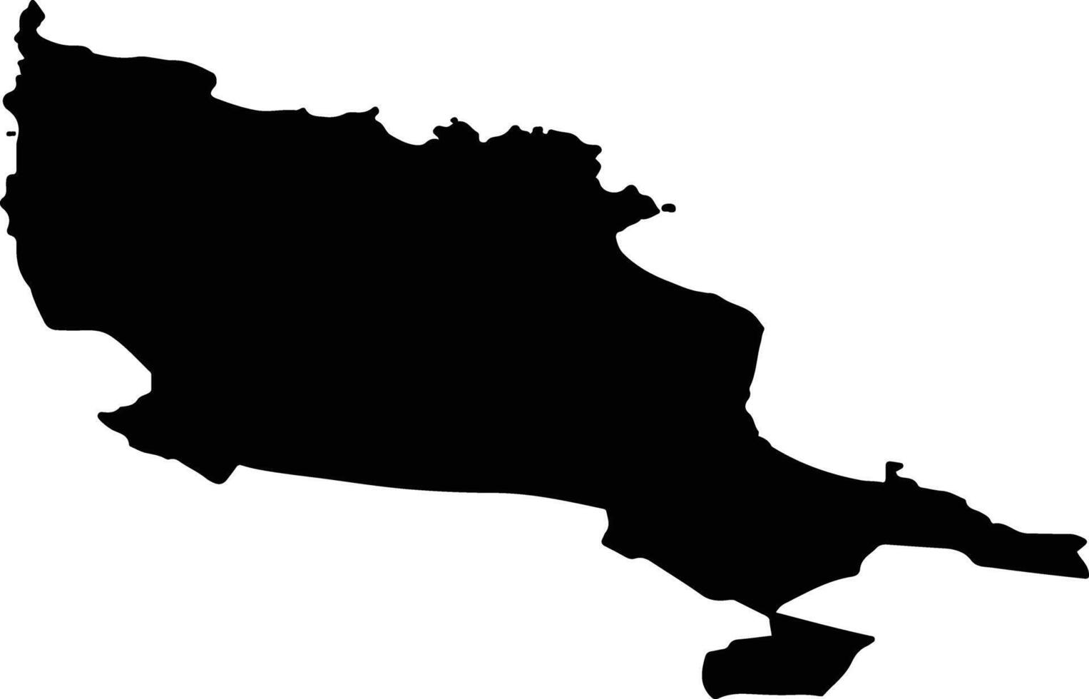 Viimsi vald Estonia silhouette map vector