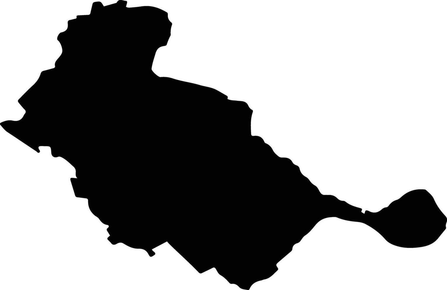 VIISOARA Romania silhouette map vector