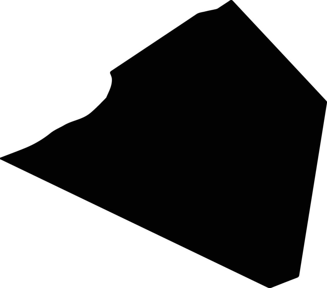 Vila Nova de Cerveira Portugal silhouette map vector
