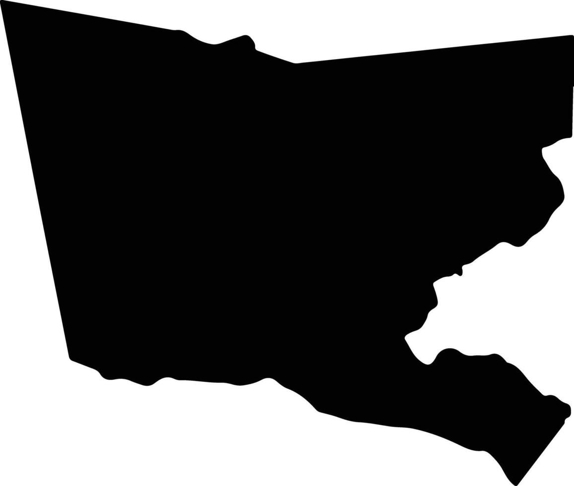 Villa de San Francisco Honduras silhouette map vector