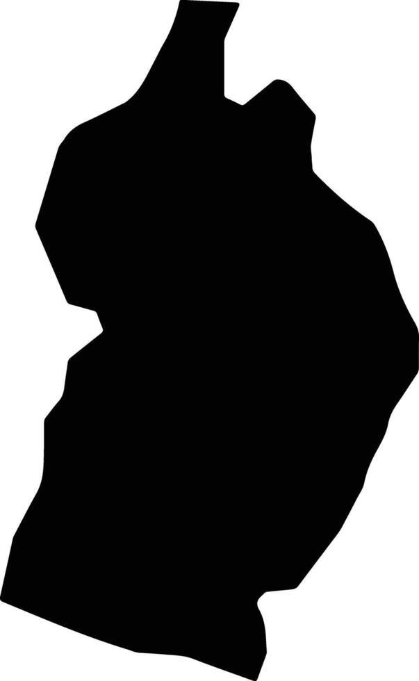 Villa Jaragua Dominican Republic silhouette map vector