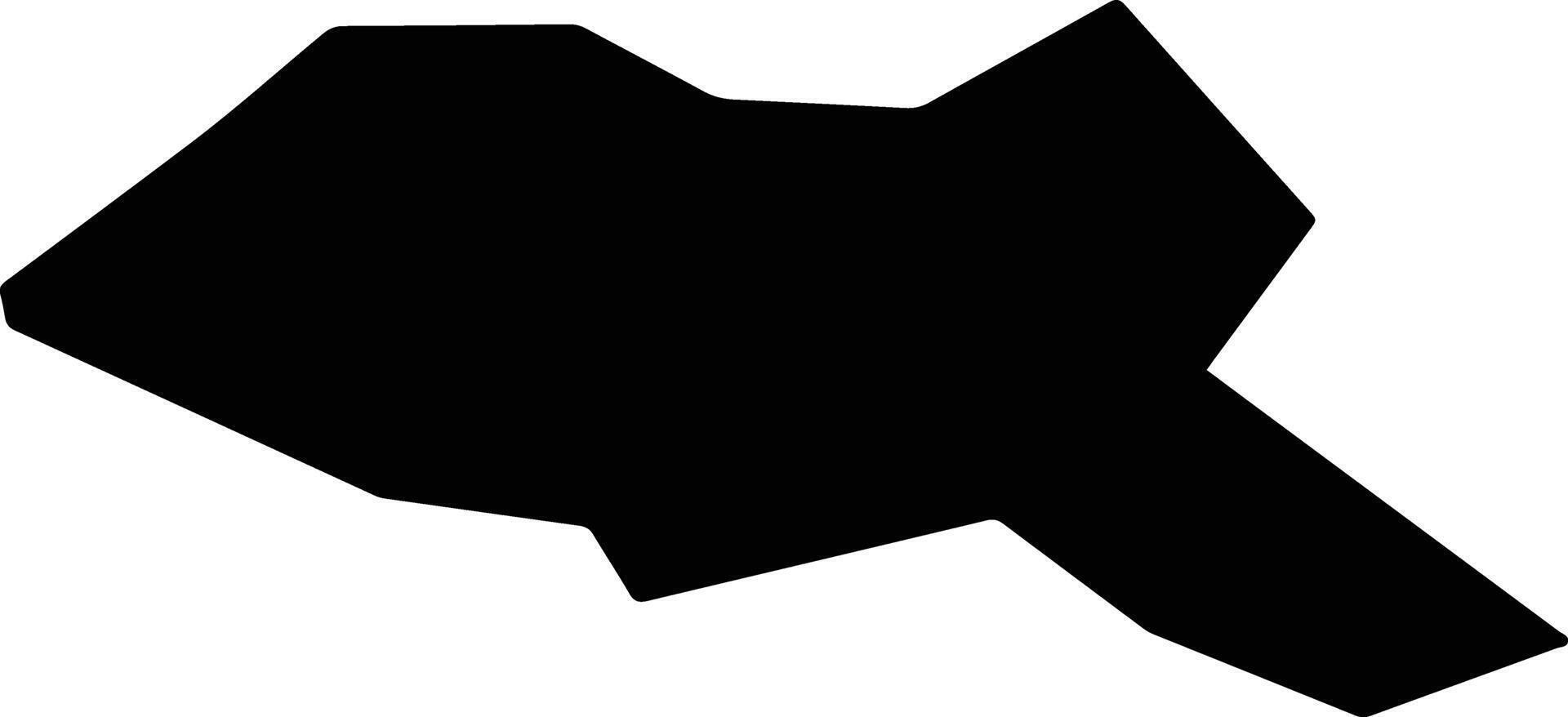 Vimmerby Sweden silhouette map vector