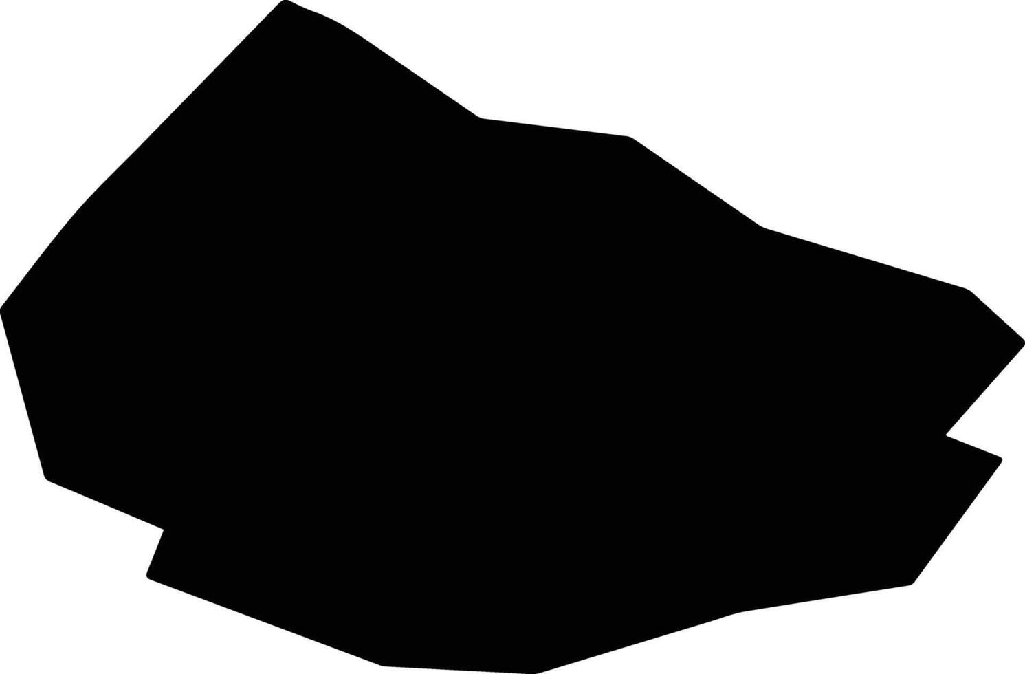 Vindeln Sweden silhouette map vector