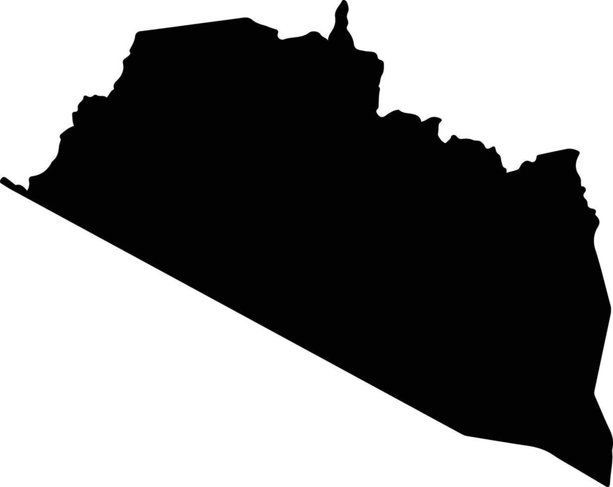 Vinchina Argentina silhouette map vector