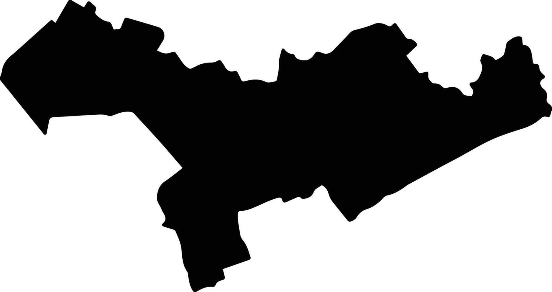 Vinh Loi Vietnam silhouette map vector