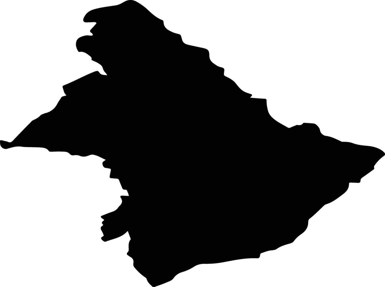 VIPERESTI Romania silhouette map vector