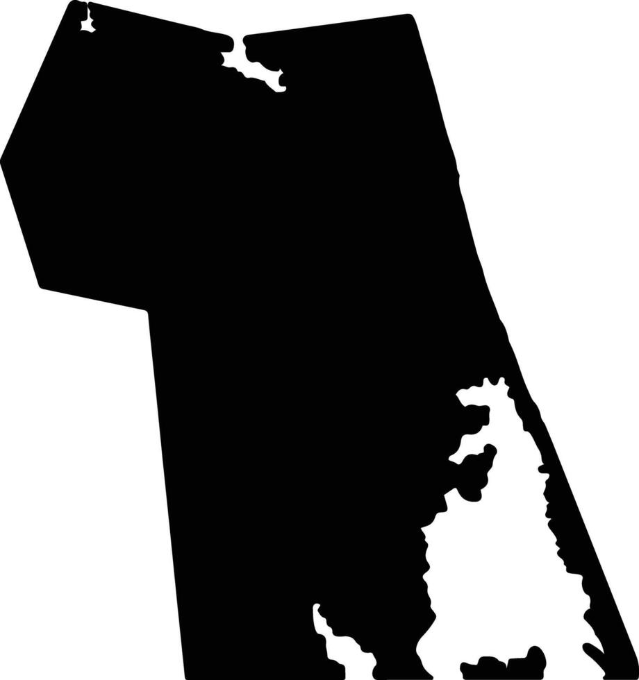 Virginia Beach United States silhouette map vector