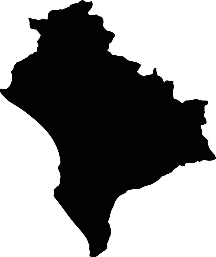 Viru Peru silhouette map vector