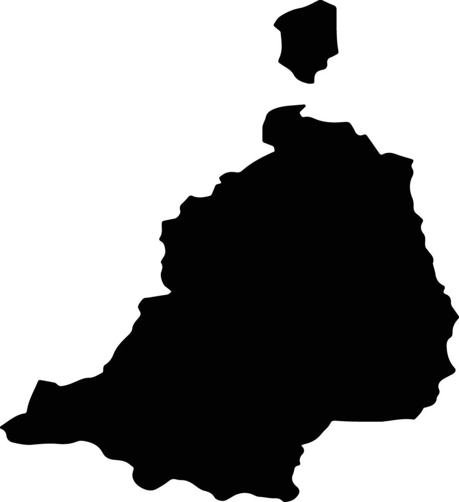 Visp Switzerland silhouette map vector