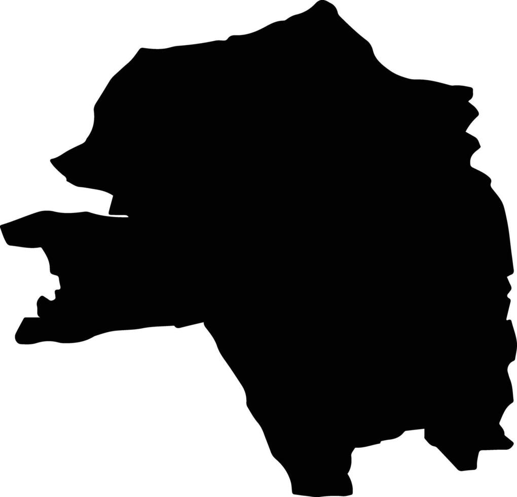 VOILA Romania silhouette map vector