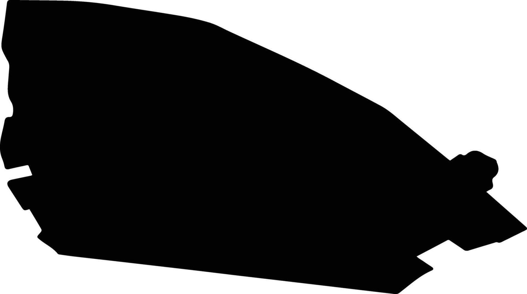 VOLUNTARI Romania silhouette map vector