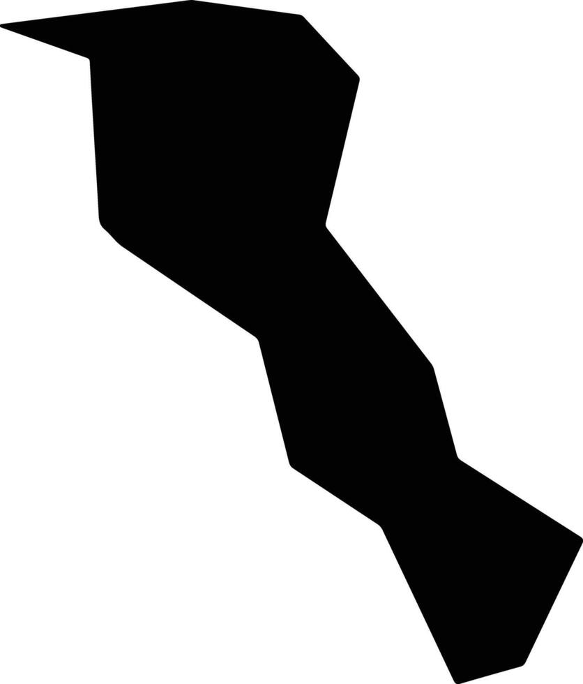 Voni Cyprus silhouette map vector