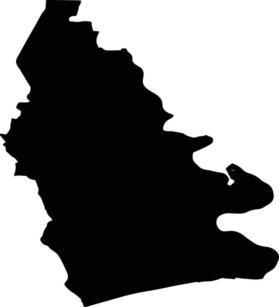 Voorst Netherlands silhouette map vector