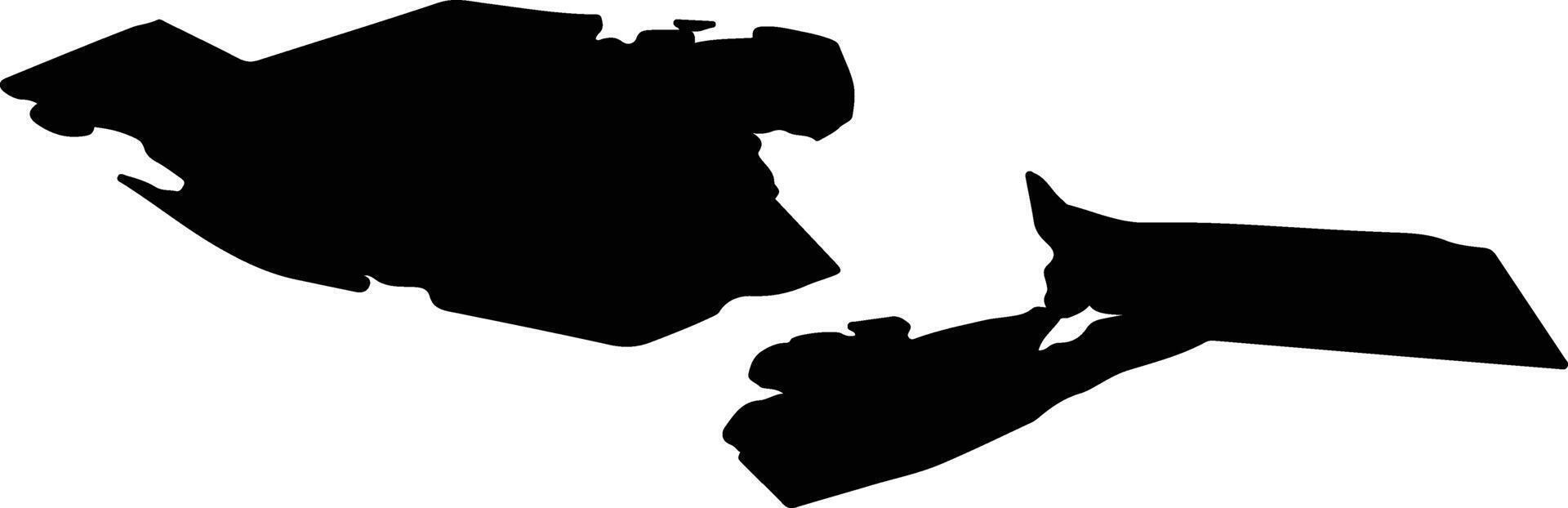 Vordingborg Denmark silhouette map vector