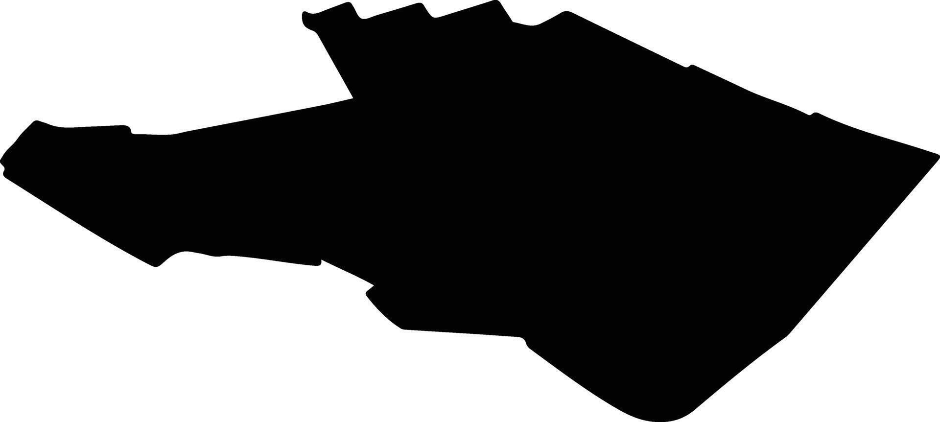 VRANI Romania silhouette map vector