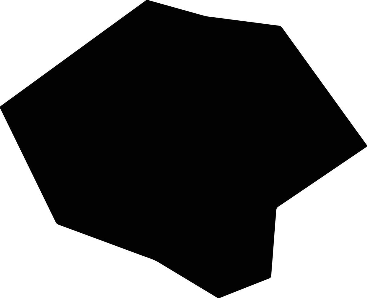 Vretsia Cyprus silhouette map vector