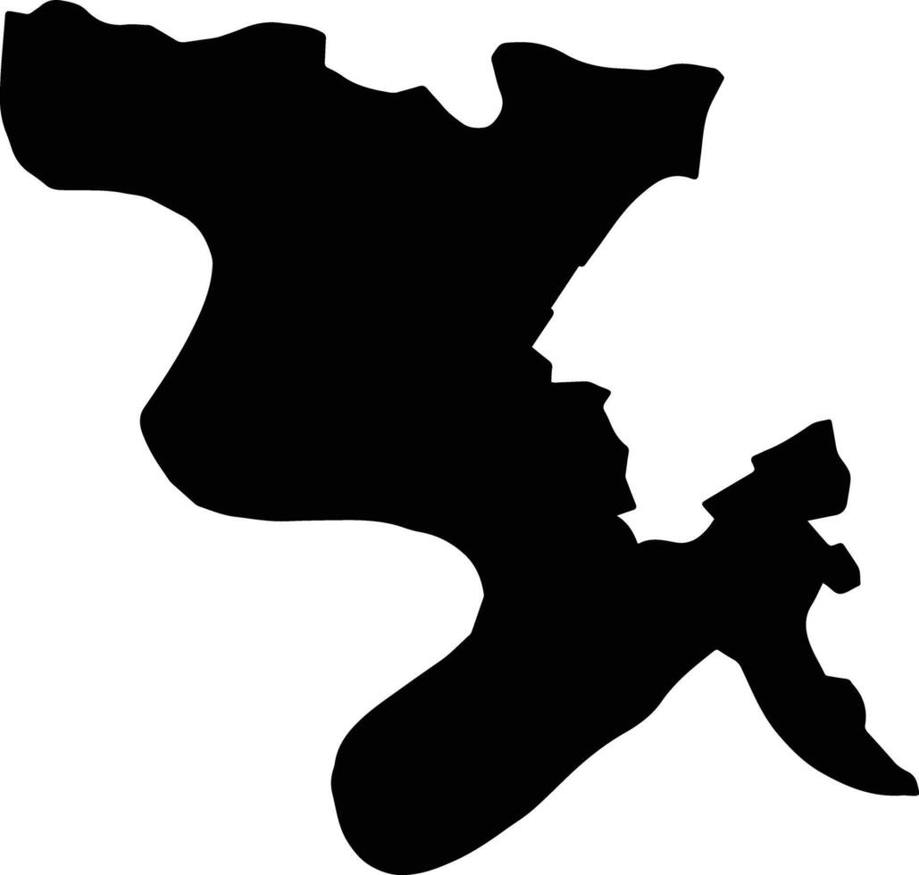 Vu Thu Vietnam silhouette map vector
