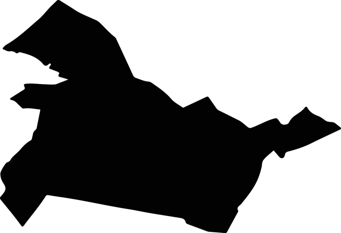 VULPENI Romania silhouette map vector