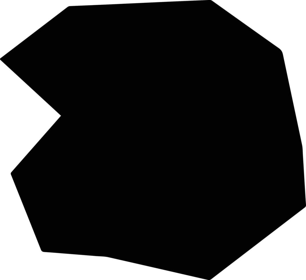 Vyshhorod Ukraine silhouette map vector