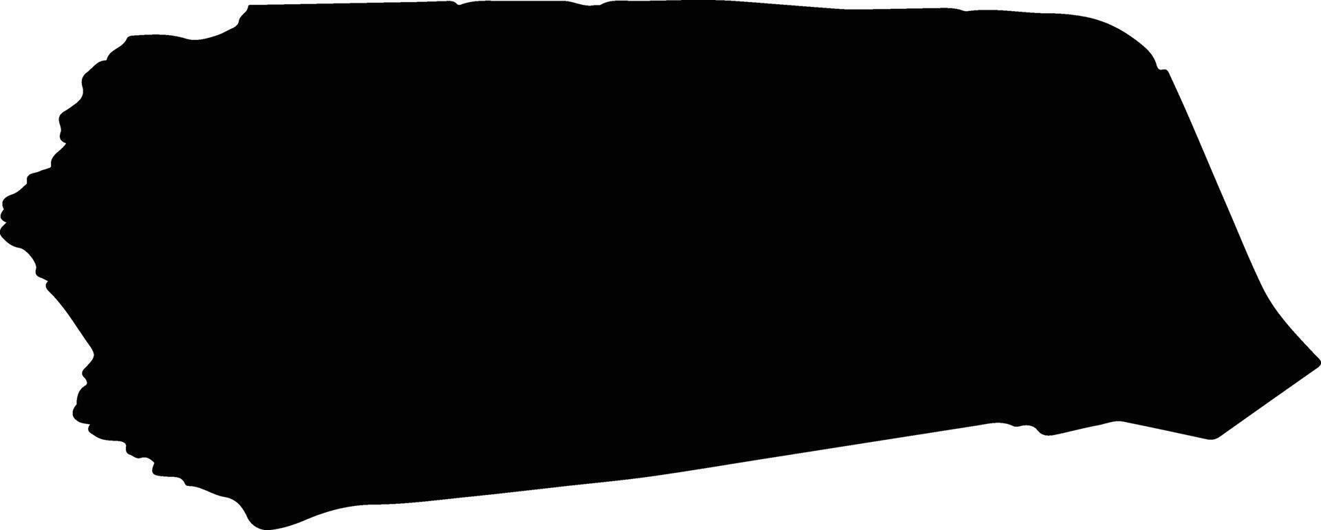 Waalre Netherlands silhouette map vector