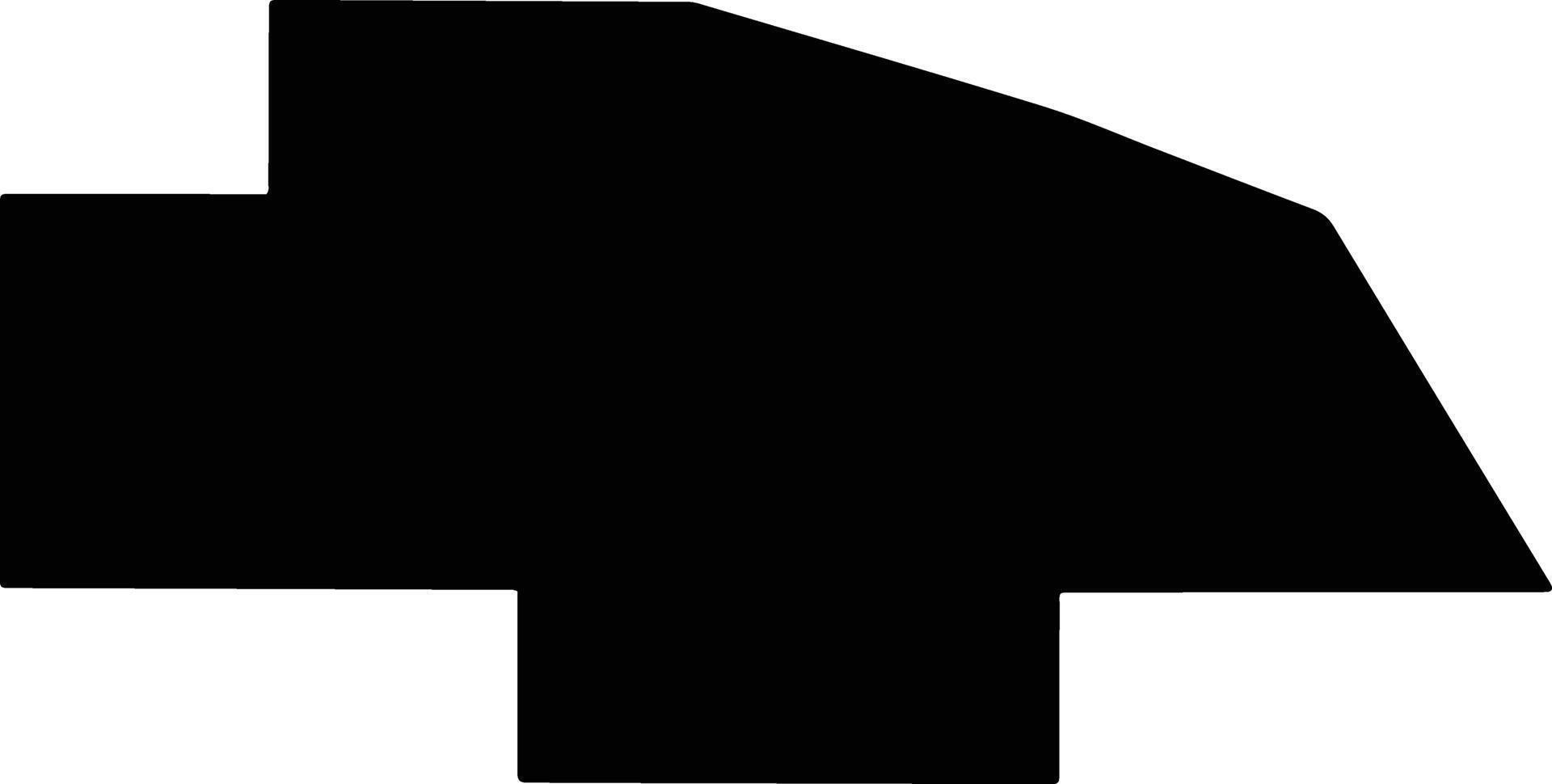 Wabasha United States silhouette map vector