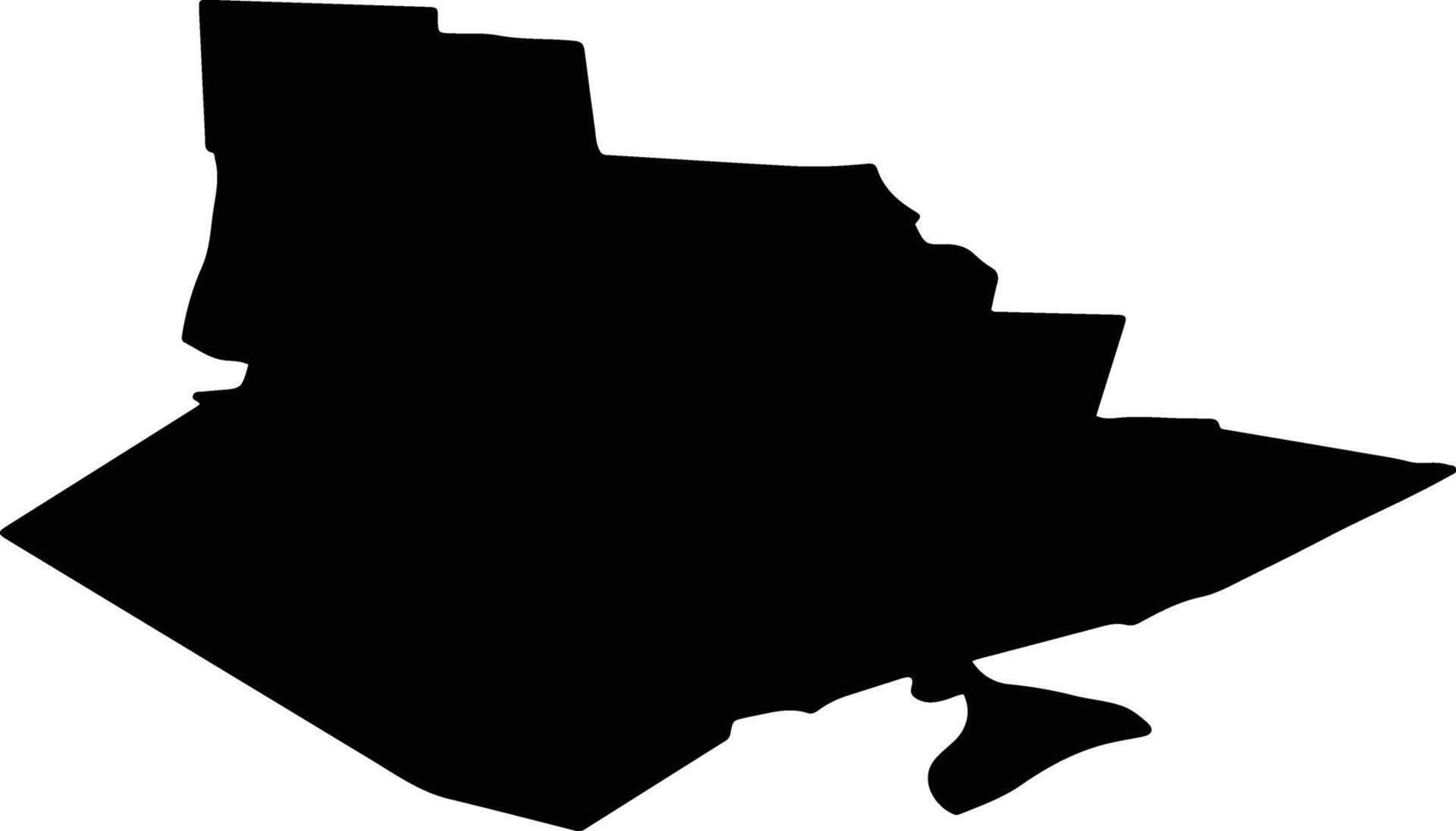 Waddinxveen Netherlands silhouette map vector