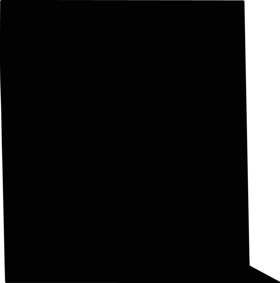Wadena United States silhouette map vector
