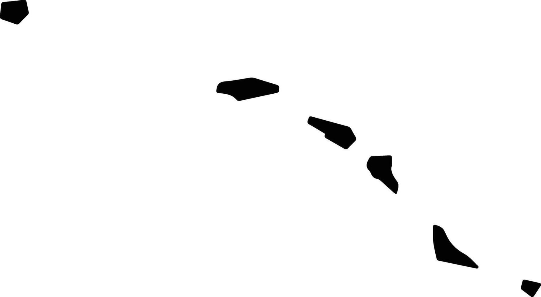 Wadi Al NatrUn Egypt silhouette map vector