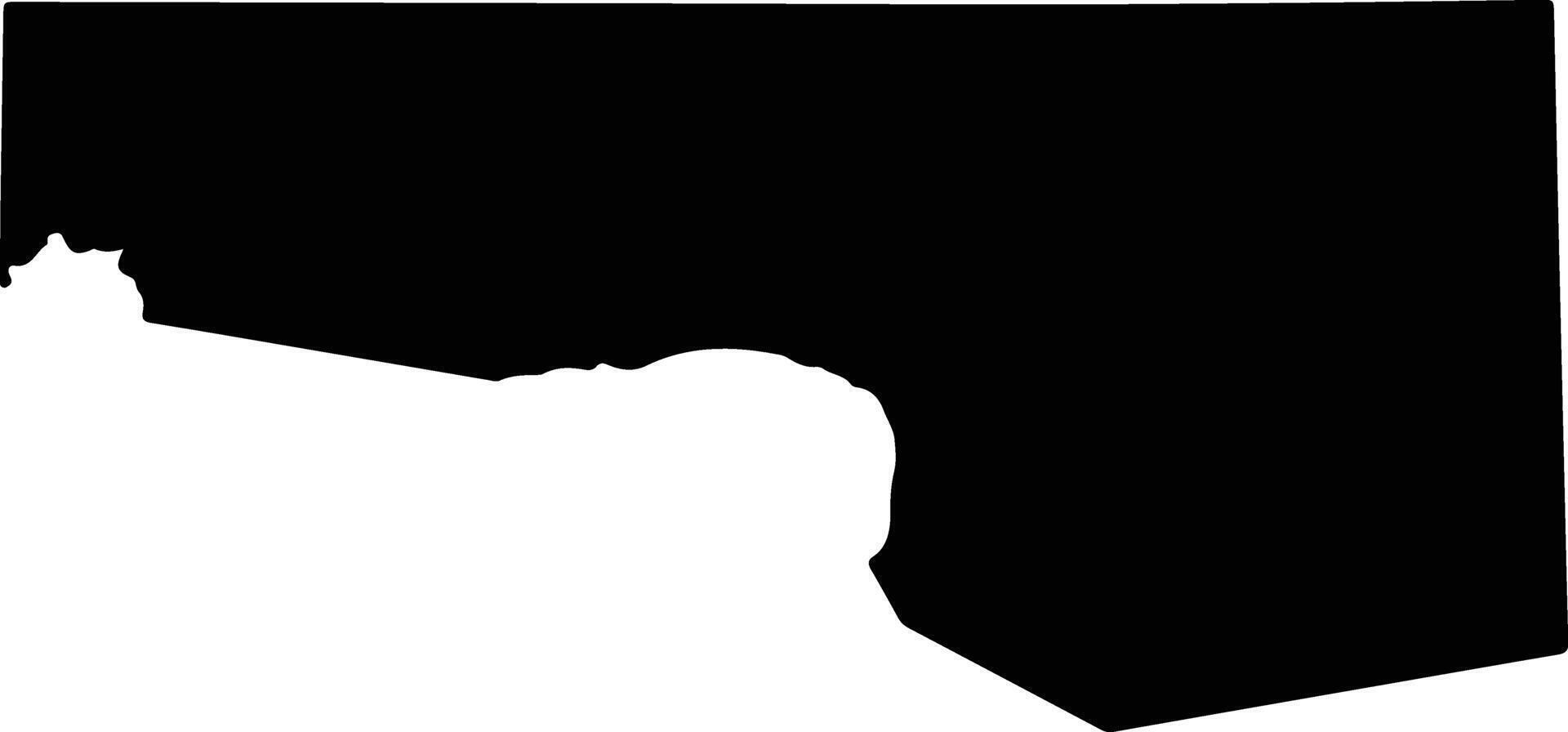 Wahkiakum United States silhouette map vector
