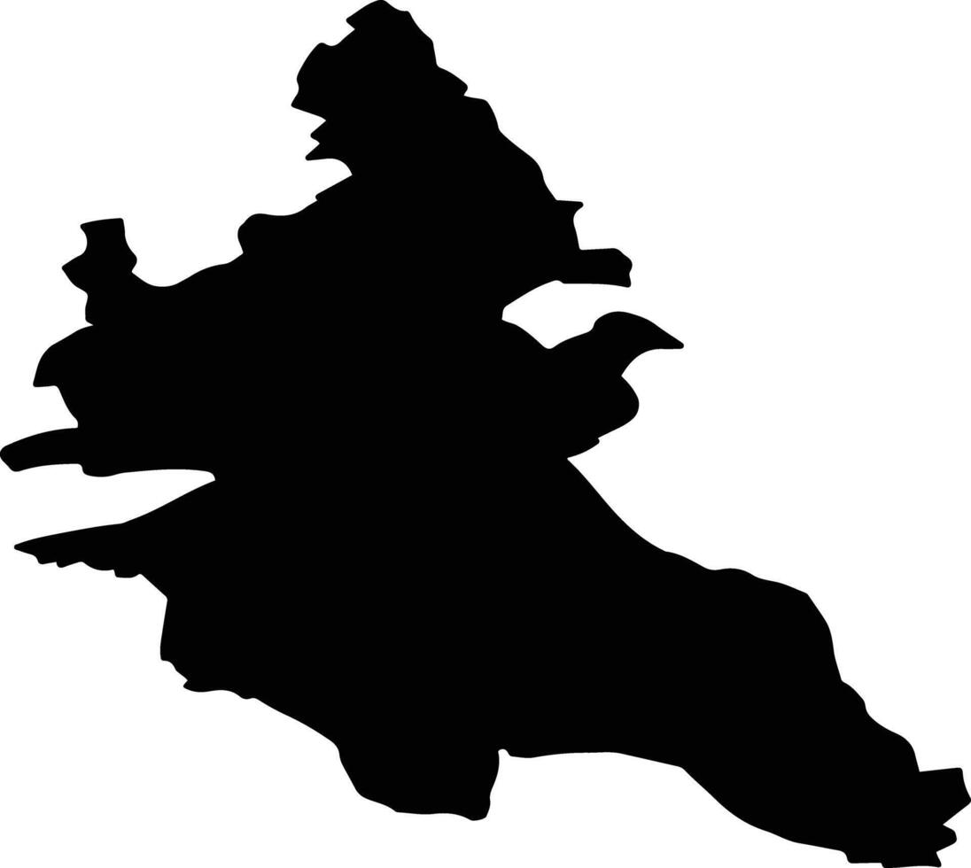 Wahl Luxembourg silhouette map vector