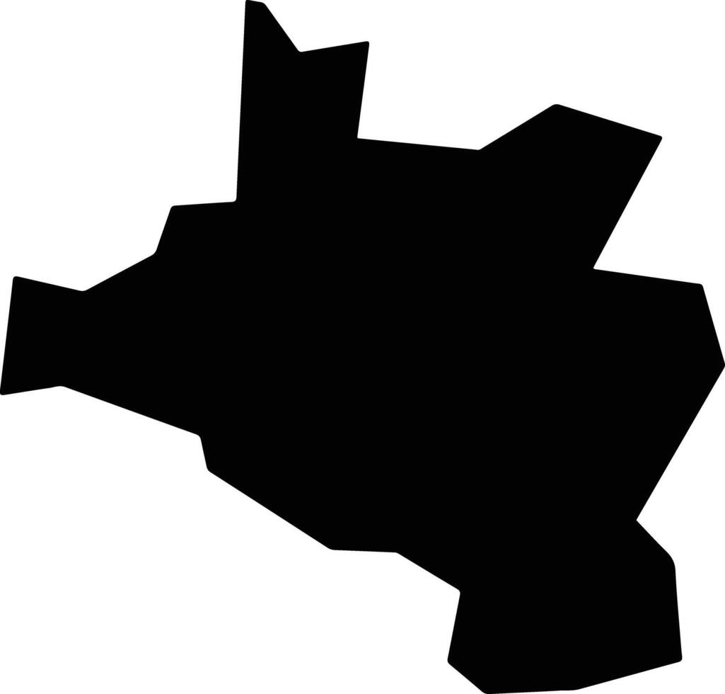 Wake Japan silhouette map vector