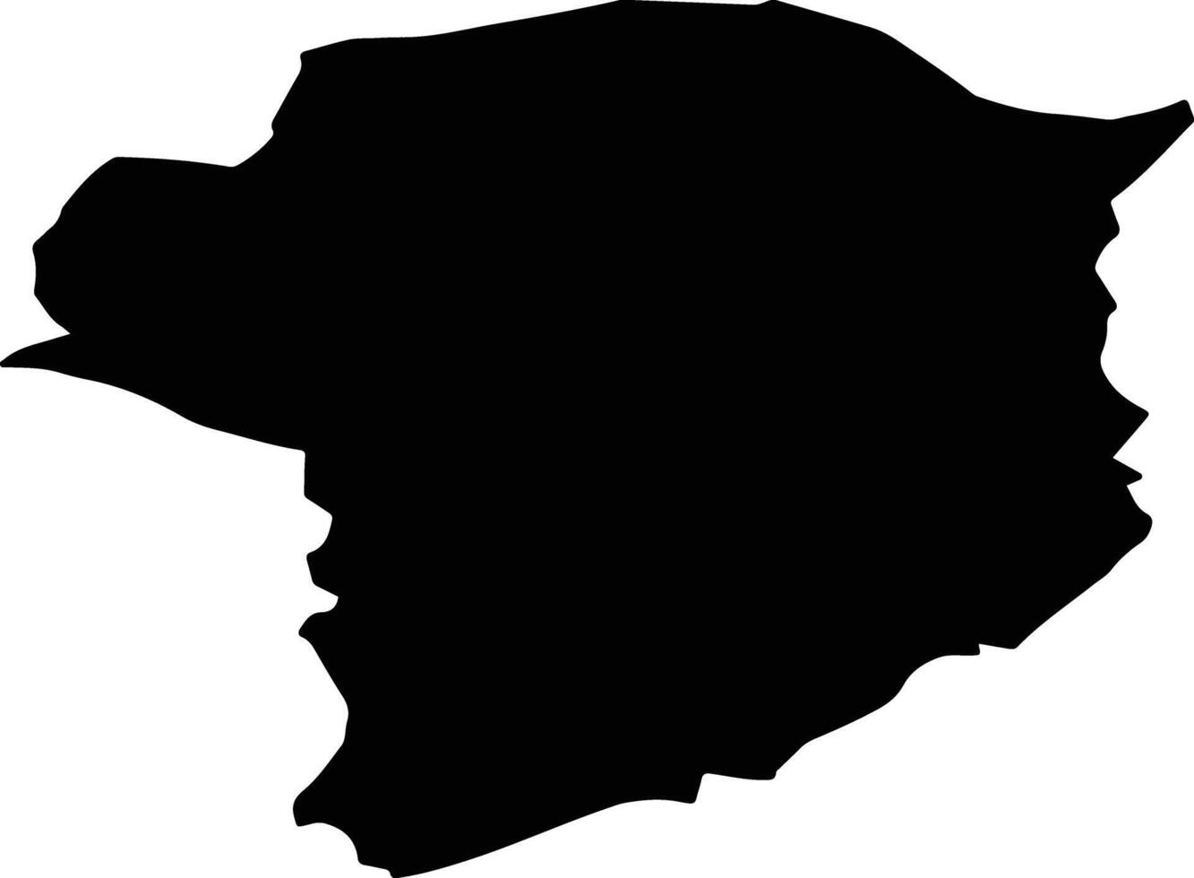 Waldbredimus Luxembourg silhouette map vector
