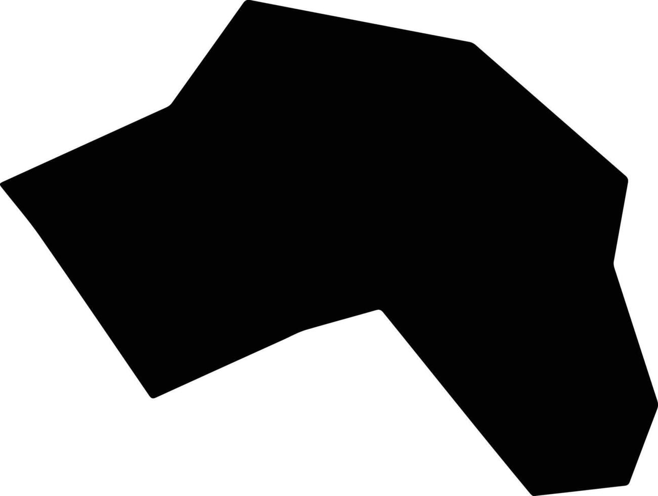 Wall Ferraz Brazil silhouette map vector