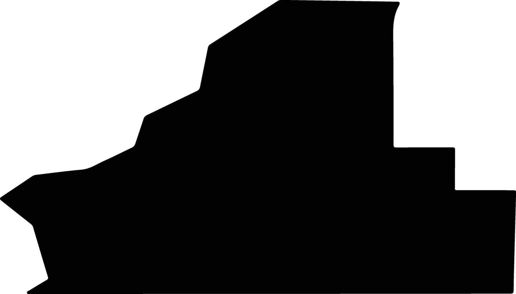 Walla Walla United States silhouette map vector