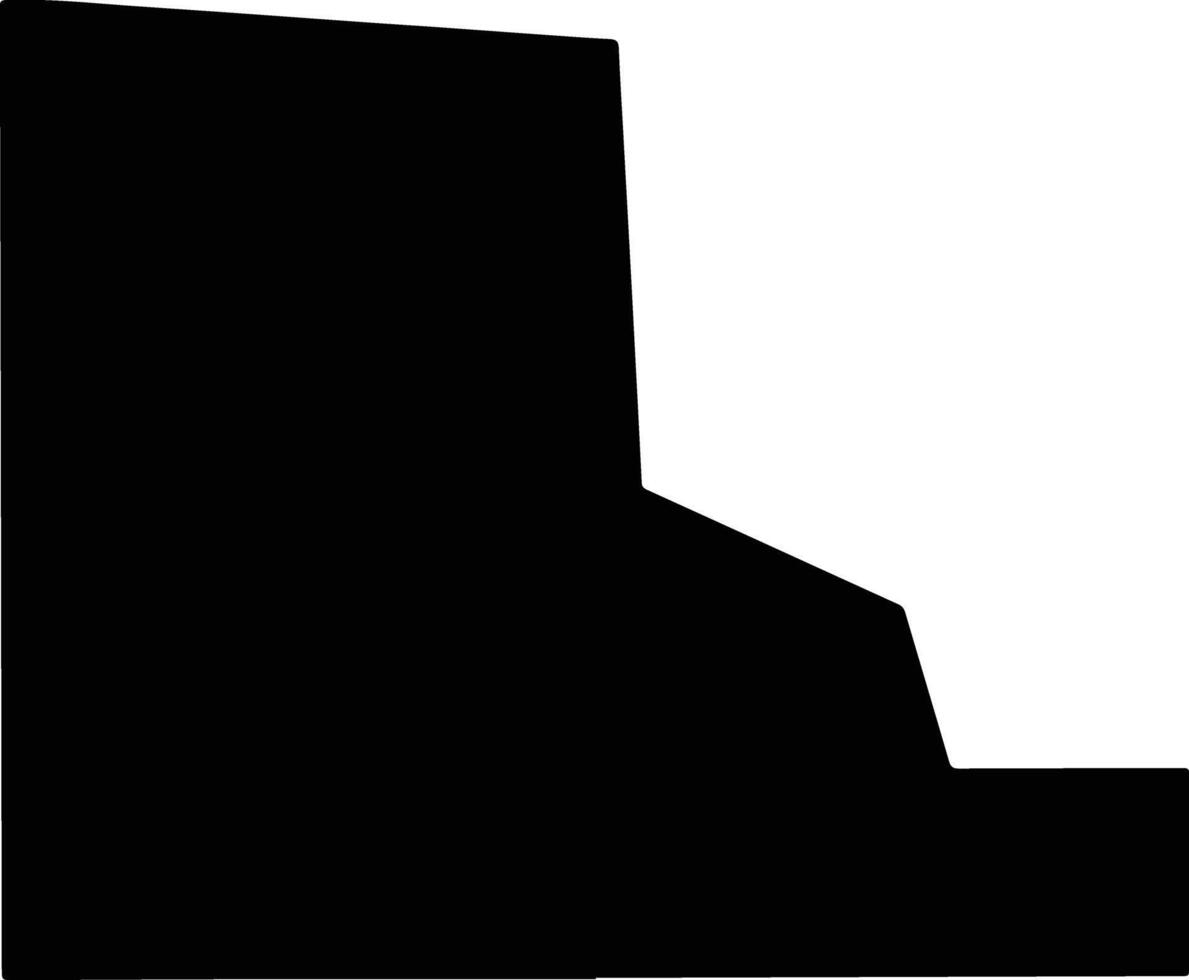 Walthall United States silhouette map vector