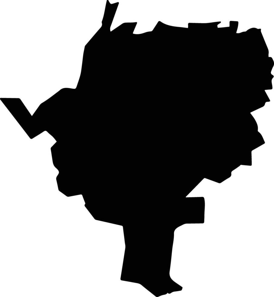 Wanaheda Namibia silhouette map vector