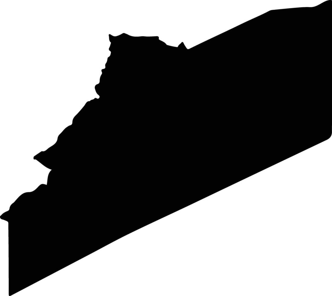 Wang Noi Thailand silhouette map vector