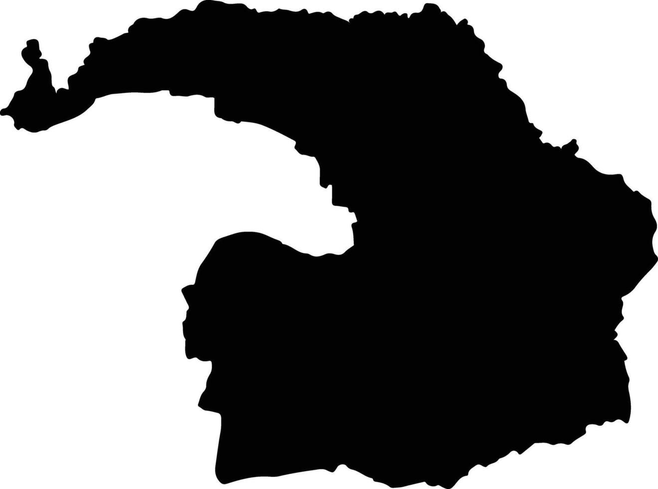 Wang Sai Phun Thailand silhouette map vector